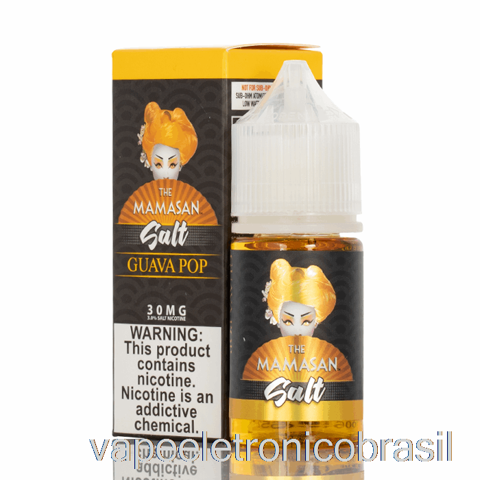 Vape Eletrônico Goiaba Pop - O Sal Mamasan - 30ml 30mg